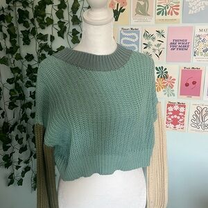 Multi sleeve color sweater